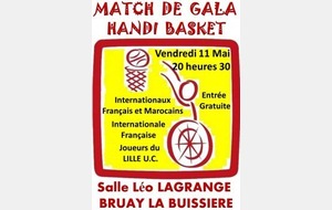 Soirée de Gala Handi Basket à Léo LAGRANGE