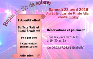 Soirée de fin de saison